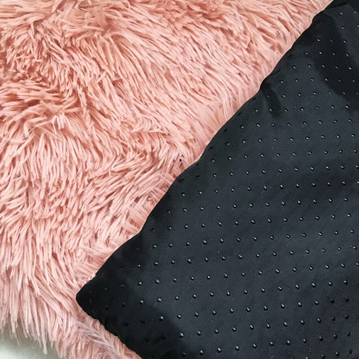 Light Grey Plush Pet Mat for Dogs and Cats - 50x70cm, Anti-Slip, Warm and Cozy for Autumn and Winter
