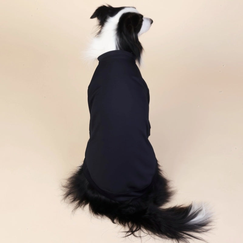 Black Classic Dog Sweatshirt with Hood & Drawstrings - For Large Dogs (Size : XL)