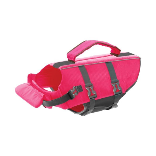 Rose Red  Adjustable Granby Dog Life Vest for Swimming