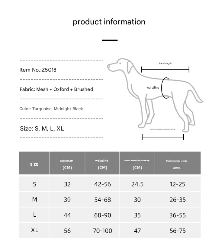 Green Pet Support Harness for Senior and Disabled Dogs - Adjustable Chest and Back Support Leash(Size M)