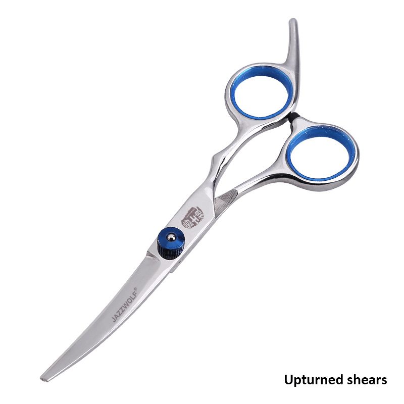 Professional Pet Grooming Scissors Set Dog Shear Hair Cutting Curved Tool Kit